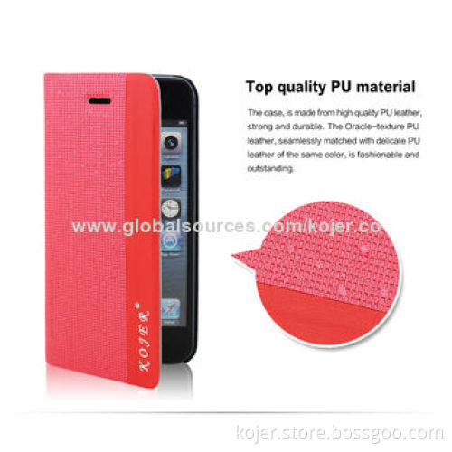 Special Flip Mobile Phone Cases with Clip for iPhone 5/5s